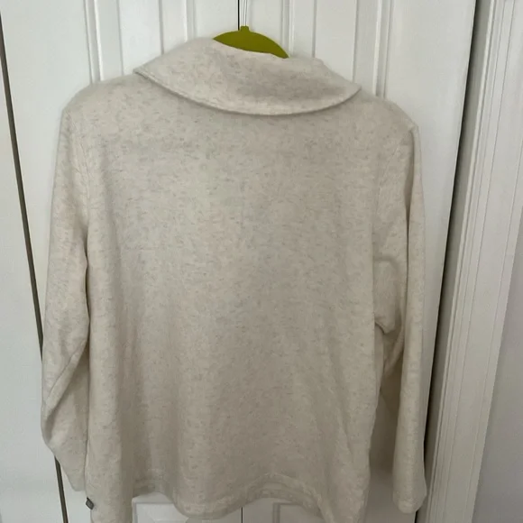 Talbots Soft Cream Cowl Neck Sweater - Picture 3 of 6